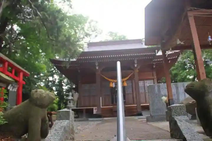 阿久津「田村神社」(郡山市阿久津町)旧社名:伊豆箱根三嶋三社の本殿・本堂