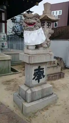 打出天神社の狛犬