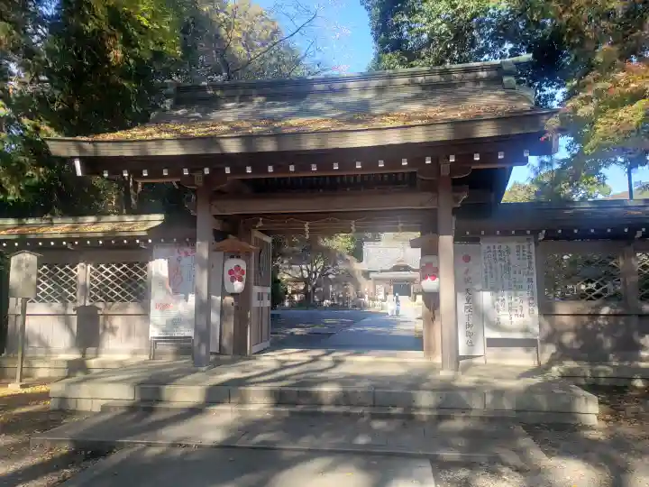 (長良)天神神社の山門・神門