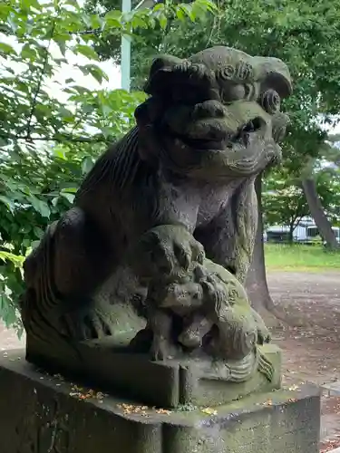 下石原八幡神社の狛犬