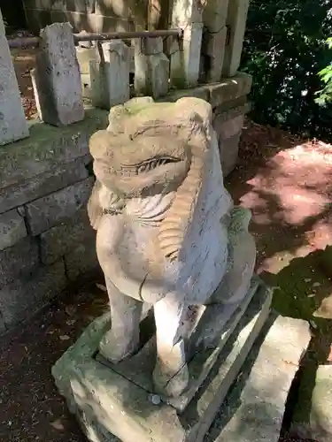 白山神社の狛犬