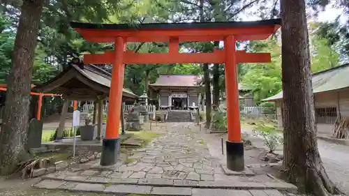 上沼八幡神社の鳥居