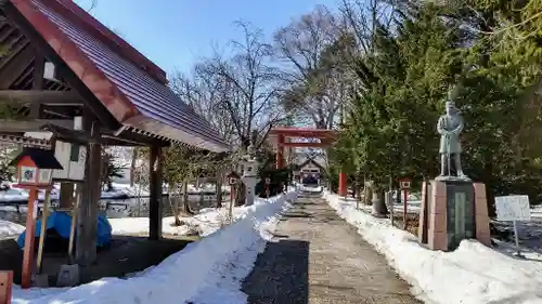 永山神社の庭園