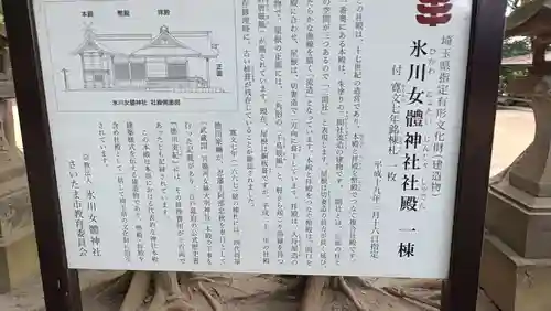 氷川女體神社の歴史