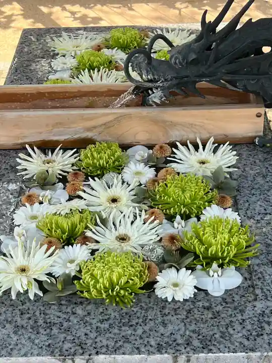 川越八幡宮の手水舎