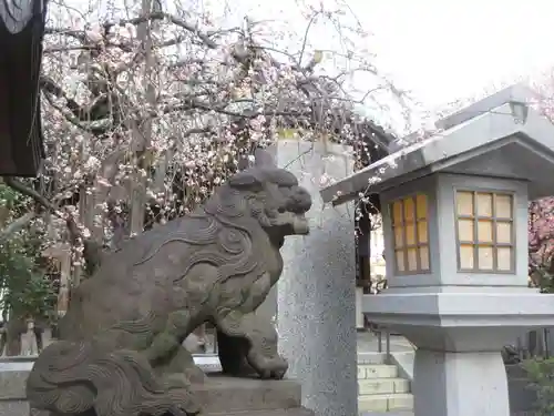 牛天神北野神社の狛犬