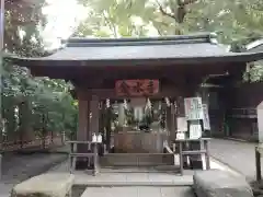 世田谷八幡宮の手水