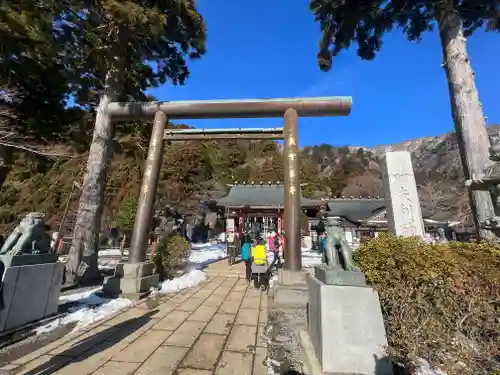 大山阿夫利神社の鳥居