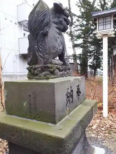 新琴似神社の狛犬