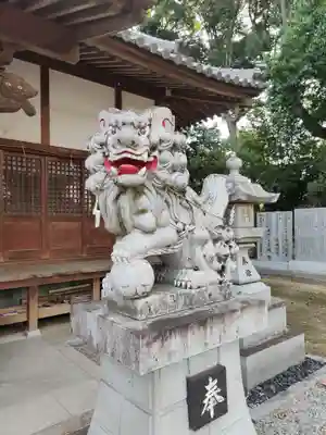 若林神社の狛犬