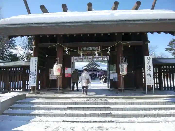 札幌護國神社の初詣