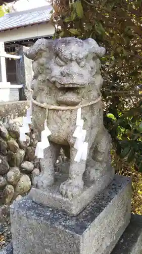 片岡神明宮の狛犬