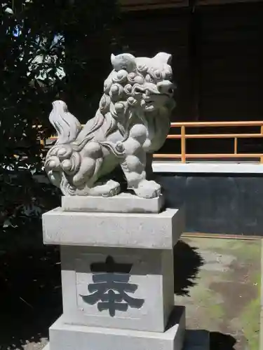 巨摩八幡宮の狛犬