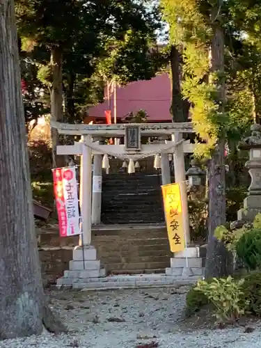 隠津島神社の鳥居