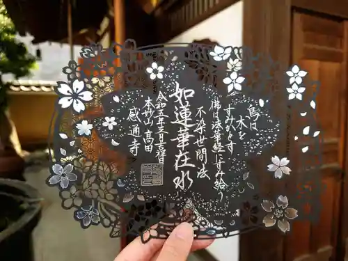 感通寺の御朱印