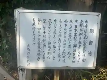 御鍬神社の御朱印 2021年02月