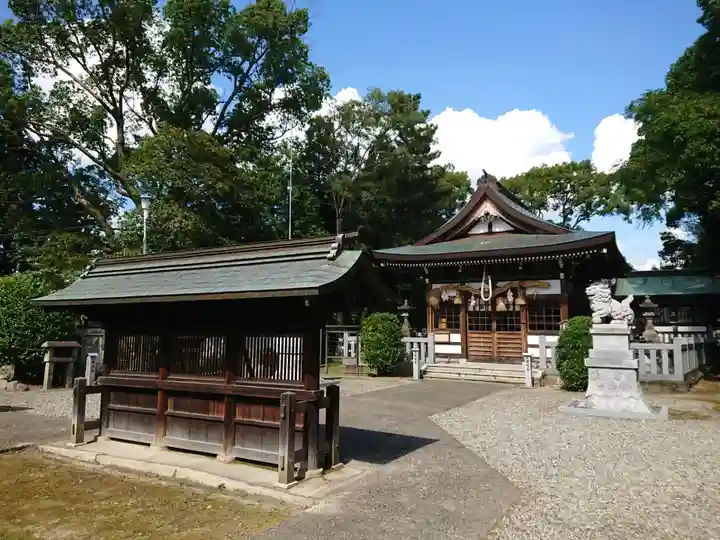 籠守勝手神社(木曽川町黒田)の本殿・本堂