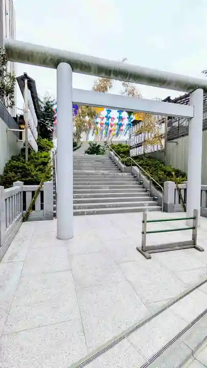 駒込妙義神社の鳥居