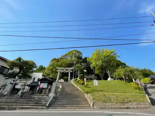 山﨑八幡宮の鳥居