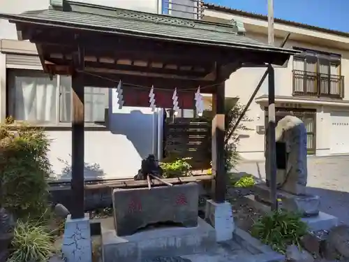 原稲荷神社の手水舎