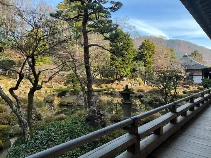 恵林寺の庭園