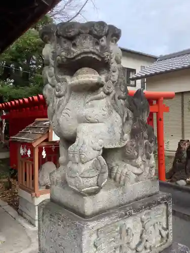 深島神社（柳原）の狛犬