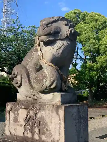 上恩田杉山神社の狛犬