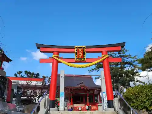 綱敷天満宮の鳥居