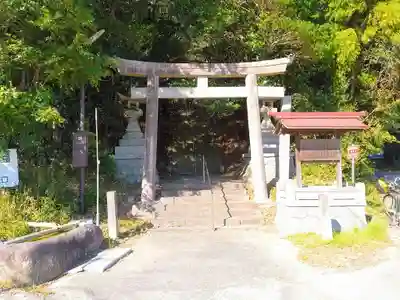 白山社(桧原白山社)の鳥居