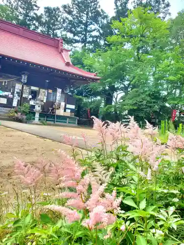 岡部春日神社～👹鬼門よけの🌺花咲く🌺やしろ～(福島県)