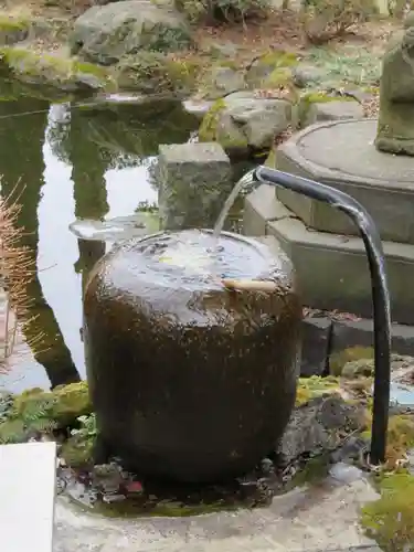 小室浅間神社の手水舎
