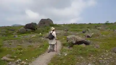 樽前山奥宮の周辺