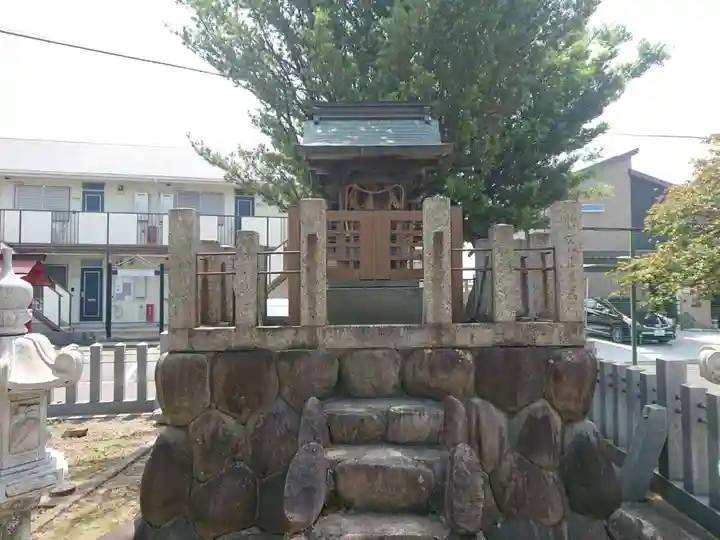 八幡社(丹陽町伝法寺)の本殿・本堂