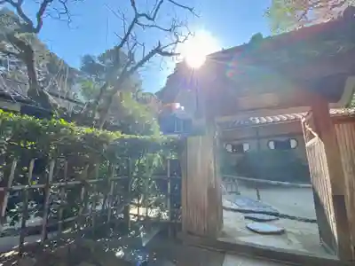 詩仙堂(丈山寺)の山門・神門