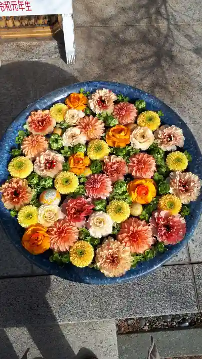 行田八幡神社の手水舎