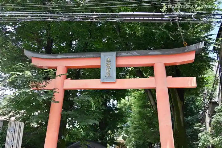 赤城神社の鳥居
