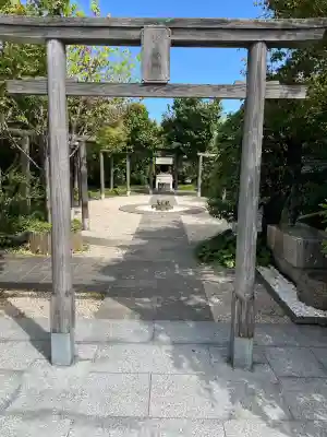 鉄道神社の鳥居