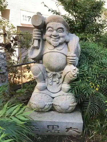 成子天神社の像