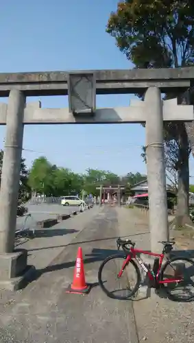 古尾谷八幡神社の鳥居