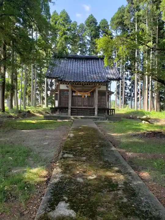 諏訪社の本殿・本堂