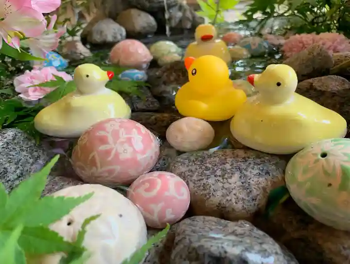 滑川神社 - 仕事と子どもの守り神の手水舎