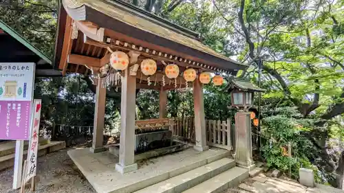 検見川神社の手水舎