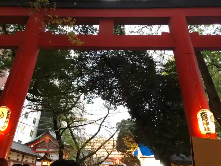 花園神社の鳥居