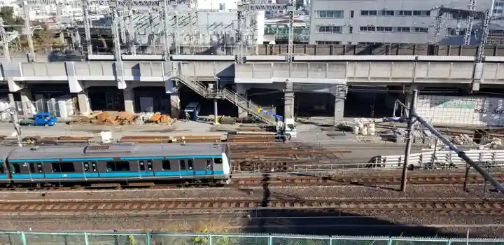 向陵稲荷神社の周辺