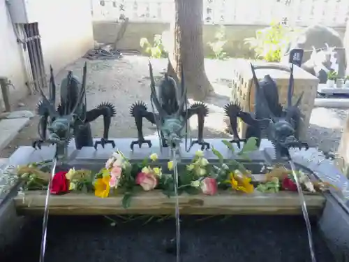 奥田神社の手水舎