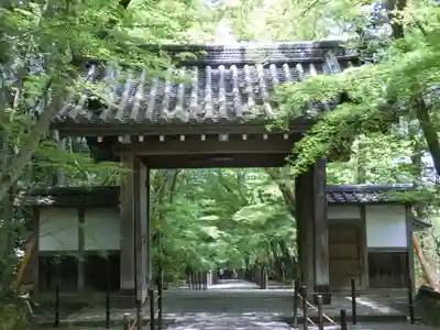 光明寺（粟生光明寺）の山門・神門
