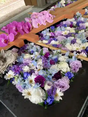 帯廣神社の手水舎