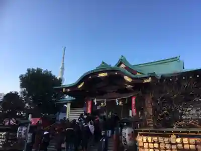 亀戸天神社の本殿・本堂