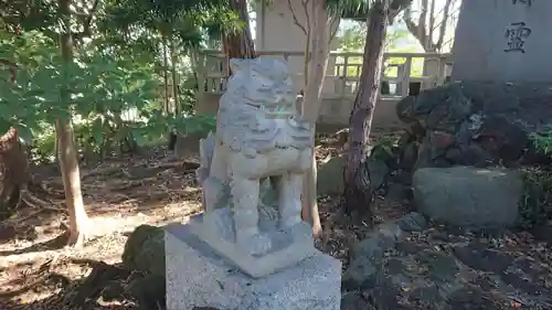 長霊神社の狛犬