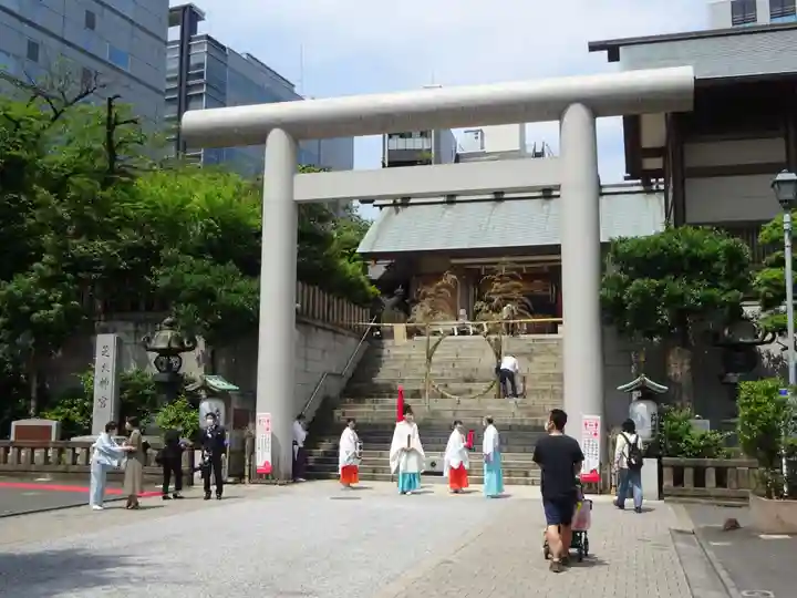 芝大神宮の鳥居